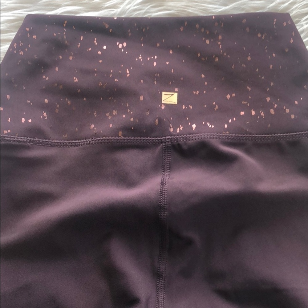 Z by Zobha maroon tights size M - Picture 7 of 11